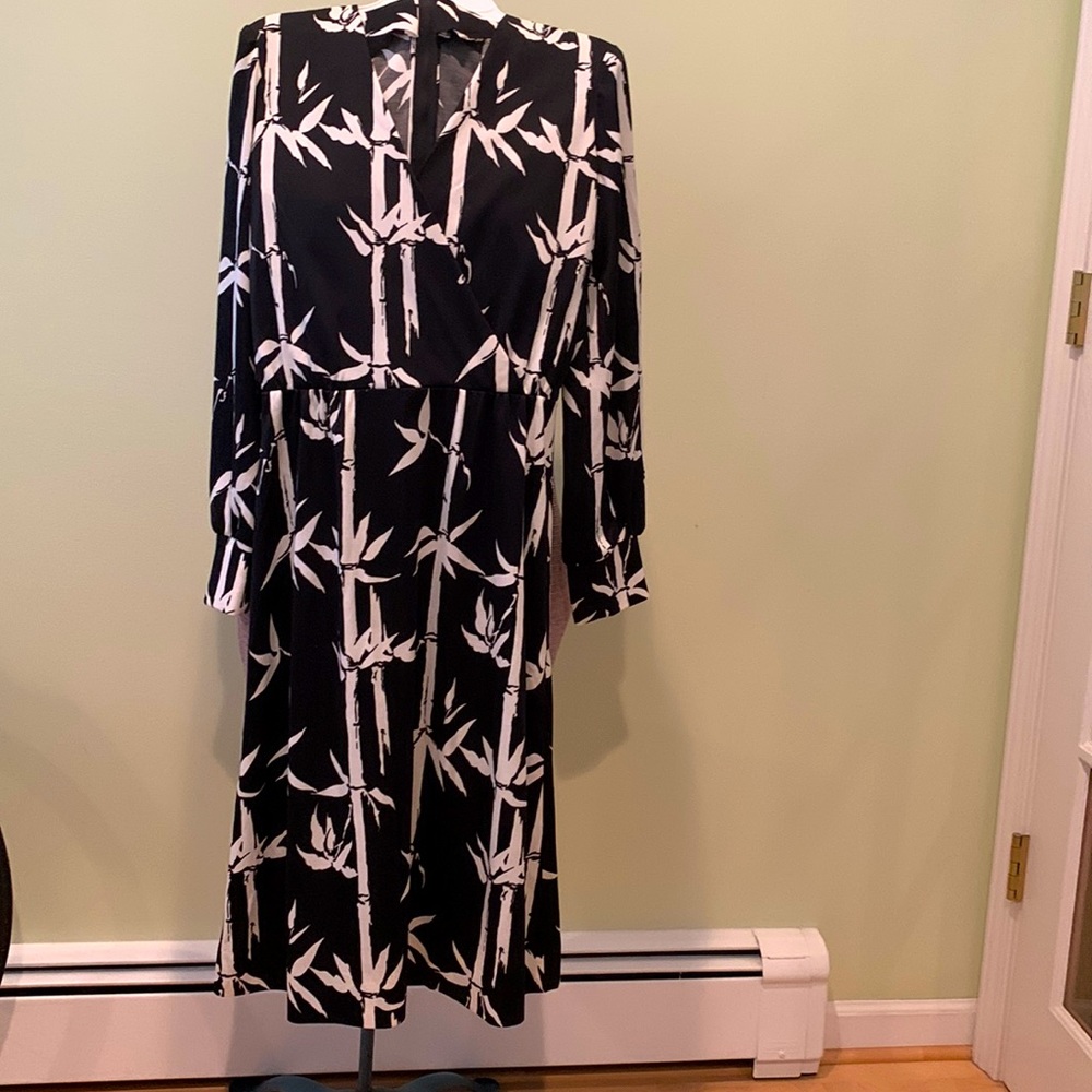 Vintage Union Tag Faux Wrap Dress
